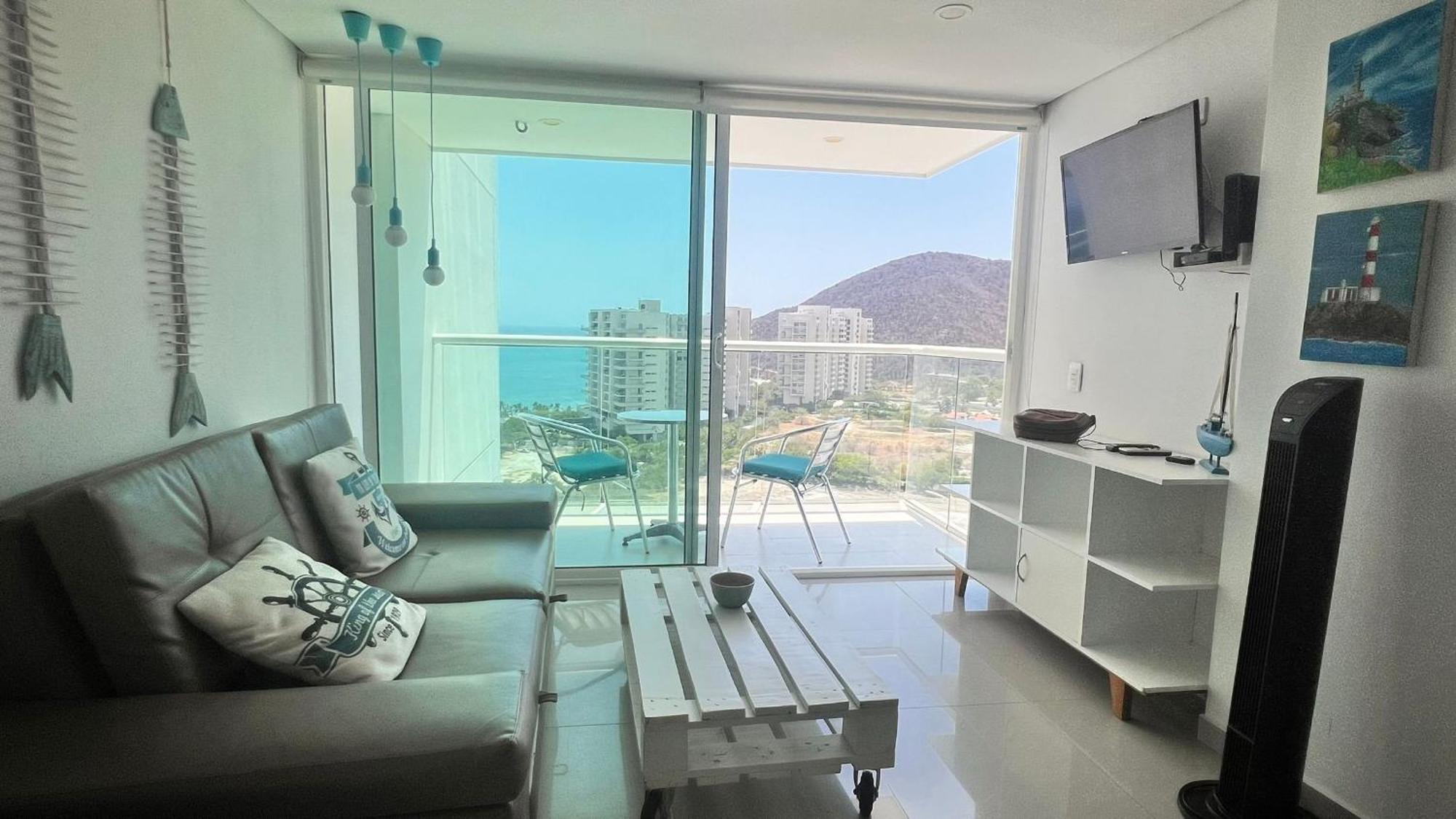 Edificio Areia En Pozos Colorados, Apto 2 Habitaciones 2 Banos Santa Marta  Exteriér fotografie