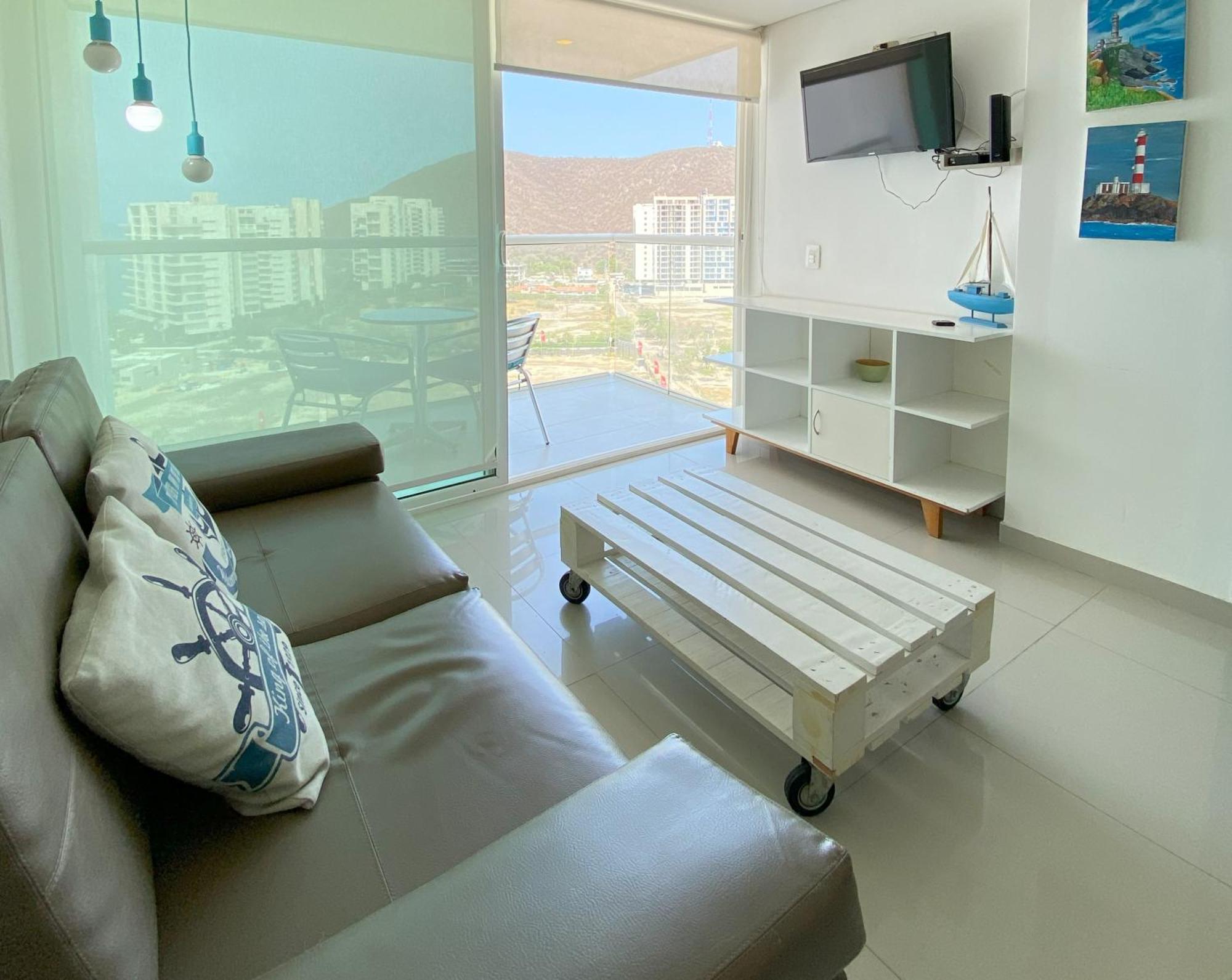 Edificio Areia En Pozos Colorados, Apto 2 Habitaciones 2 Banos Santa Marta  Exteriér fotografie